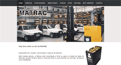 Desktop Screenshot of matrac.com.br